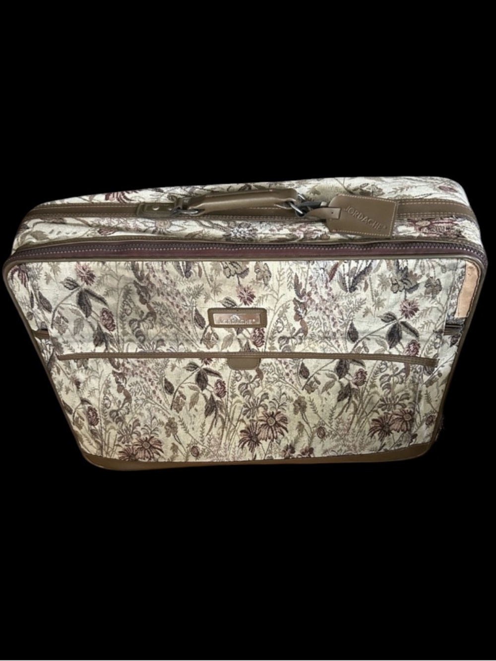 Vintage Jordache Tapestry Suitcase on Wheels